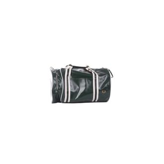 Fred Perry Weekend Bags, male, Green, Size: ONE SIZE Classic Barrel Bag