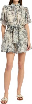 En Saison Holly Mini Dress In Grey