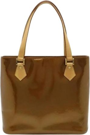 Louis Vuitton Pre-owned Monogram Vernis Shoulder Tote - Dames - Vintage Shopper - Bruin - ONE Size - Leer - Vintage