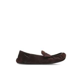Acne Studios Loafers, male, Brown, Size: 10 US Suede Saddle Loafers