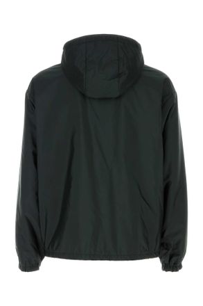 Prada Mens Slate Re-Nylon Jacket Bosco+nero Giubbini