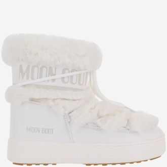 Moon Boot Moon Boot Ltrack Tube enkellaarzen van imitatiebont