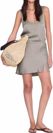 Anine Bing Chrisly Mini Skirt In Sage