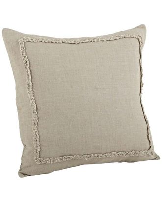 Saro Lifestyle Ruffled Design Down-Filled Pillow