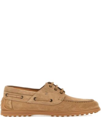 Tod's Tods Mens Boat Shoes In Suede