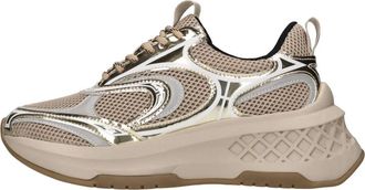 Emanuelle Vee Sneakers - Dames - Sneakers - Beige - 38 EU - Leer - Schoenen
