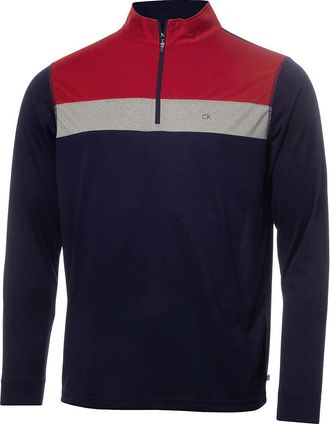 Calvin Klein Mens Smith River Sweater - Navy - XXXL