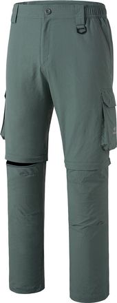 Bassdash Mens Outdoor Quick Dry Convertible Pants Zip-Off Water Resistant Lightweight Fishing Hiking Cargo Shorts with UPF50+ Sun Protection FP02M