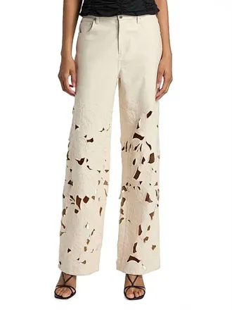 Jonathan Simkhai Betty Straight Leg Jean In Marshmallow