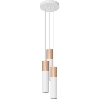 Wonderlamp L&aacute;mpara Colgante Vira Blanco, 3 Luces