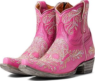 Old Gringo Dulce Calavera Cowboy Womens Boots Pink : 7.5 B - Medium, Leather