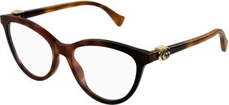 Gucci Stijlvolle Brillen - Dames - Brillen - Bruin - 53 MM - Accessoires