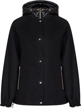 Herno Wool Jacket - Dames - Winterjassen - Zwart - XL - Wol - Jassen