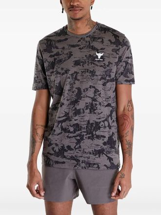 Under Armour Payoff T-shirt - men - Cotton/Polyester - S - Brown