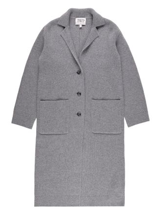 TWP Jorden jas met opgestikte zak en knopen - Grijs