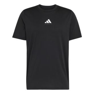 adidas Tennis Category Graphic T-Shirt Asia Sizing Black White KR2332