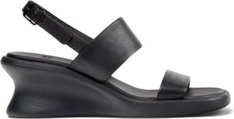 Camper Louise Sandaal - Dames - Sleehakken - Zwart - 41 EU - Leer - Schoenen