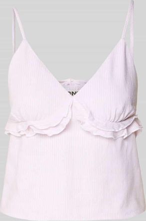 Only Regular Fit Tr&auml;gertop aus Viskose-Leinen-Mix Modell SIESTA in Rosa, Gr&ouml;&szlig;e XL