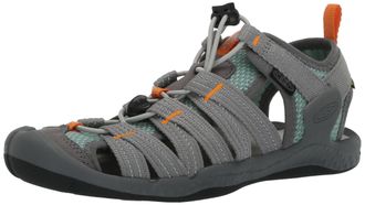 Keen Womens Drift Creek H2 Closed Toe Water Sandals, Alloy/Granite Green, 10.5
