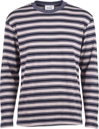 Ni&ugrave; Niu, Tops, Dames, Beige, S, Lange Mouw Tops