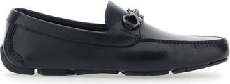 Ferragamo Sunsay Loafers - Heren - Loafers - Zwart - 40 EU - Leer - Schoenen