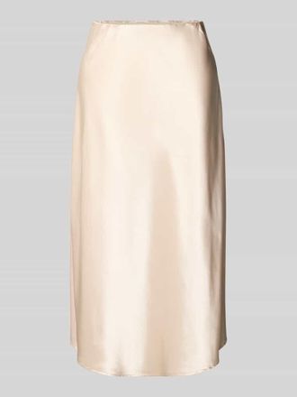 Zabaione Midirock mit elastischem Bund in Ecru, Größe XXL