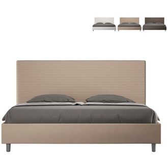Itamoby Cama Matrimonial Contenedor Doble King Size 180x200 Focus K Color: Beige - Versi&oacute;n: Modelo Est&aacute;ndar
