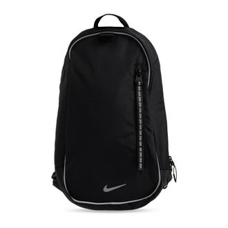 Nike Fitness, unisex, Zwart, ONE Size, Leer, Commute 8L Sling Bag