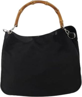 Gucci Pre-owned Vintage Shoulder Bag - Dames - Vintage Schoudertas - Zwart - ONE Size - Leer - Vintage
