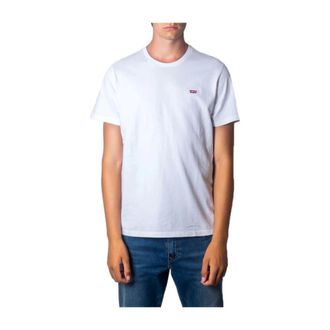 Levi's Herfst/Winter T-Shirt - Heren - Tops - Wit - Maat: 2XL Katoen