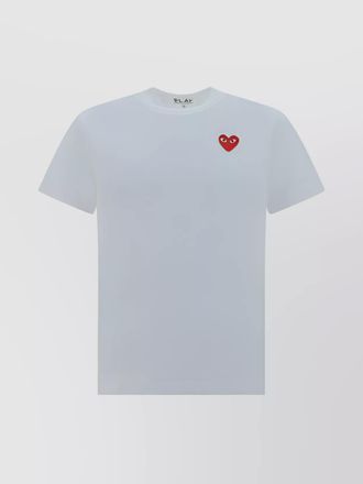 Comme Des Gar&ccedil;ons cotton logo-patch t-shirt