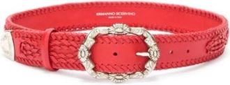 Ermanno Scervino Belt - female - Ermanno Scervino - Belts - Red - 90 CM - Accessories