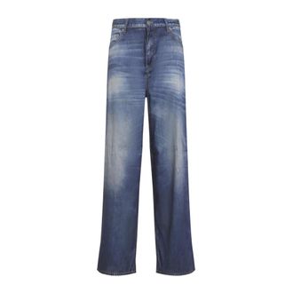 Golden Goose Straight Jeans, female, Blue, Size: 2XS Boyfriend Peggy Jeans