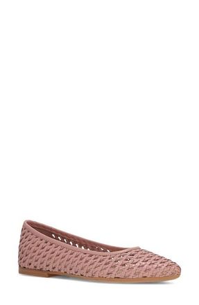 Frye Heather Woven Pointed Toe Flat in Cameo Rose at Nordstrom, Size 8.5