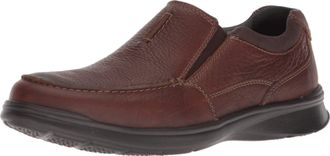 Clarks Mens Cotrell Free Loafers, Tobacco Leather, 9.5 UK