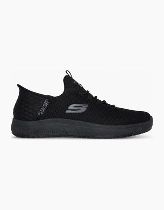Skechers Mens Skechers SUMMITS - COLSIN Mens Workwear Trainers Black - Size: 10.5