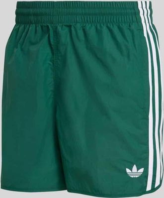 adidas Originals Regular Fit Trainingsshorts mit elastischem Bund in Gruen, Gr&ouml;&szlig;e XXL