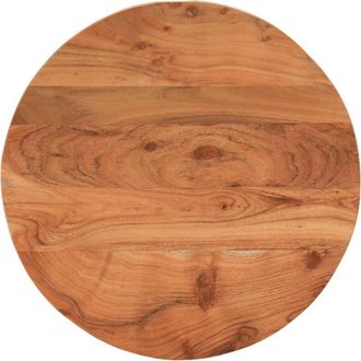 vidaXL Vidaxl - Tablero de mesa redondo madera maciza de acacia Ø60x2,5 cm