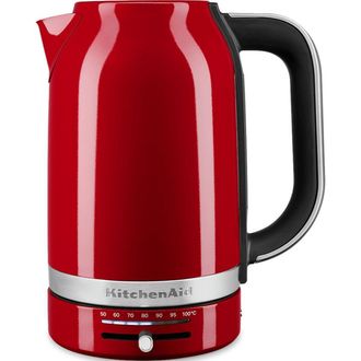 KitchenAid Kitchenaid - Hervidor De Agua El&eacute;ctrico Con Control De Temperatura Calentador El&eacute;ctrico De 1,7l Jarra Con Filtro Antical Extra&iacute;ble 2400w Acero Inoxyda