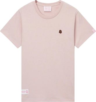 Fingercroxx T-shirt in cotone con ricamo - Rosa