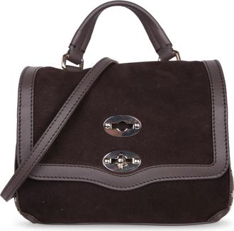 Zanellato Postina Baby Tas - Dames - Handtassen - Bruin - ONE Size - Katoen - Tassen