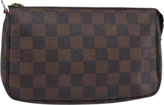 Louis Vuitton Pre-owned Clutches, female, Brown, Size: ONE SIZE Pre-owned Clutch