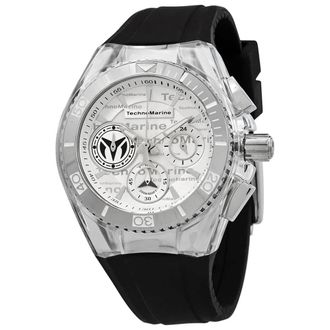 Technomarine Cruise California Chronograph Quartz Silver And Grey Dial Ladies Watch TM-118131