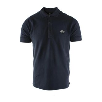 Replay Polo Shirts, male, Blue, Size: L Blue Polo Shirt for Men