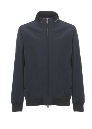 Woolrich Blue Spring Lewis Cotton Bomber