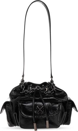 Off-white Dumbo Bag - Dames - Schoudertassen - Zwart - ONE Size - Leer - Tassen