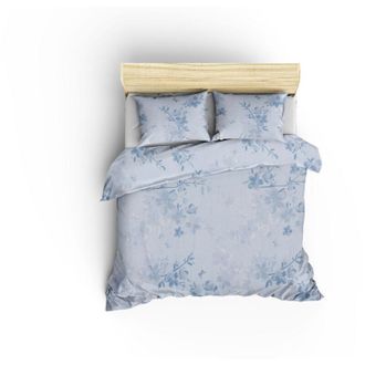 OEM Funda N&oacute;rdica, Funda N&oacute;rdica, Ropa De Cama Set Azul Blanco Dark Azul