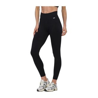 Aim'n Ribbed Seamless Tights - Dames - Sport - Zwart - Maat: XL