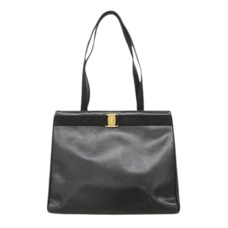 Ferragamo Pre-owned Tote Bags, female, Black, Size: ONE SIZE Pre-owned Tote bag