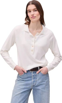 Richer Poorer Inc. Washable Cotton Silk Henley in Coconut Milk at Nordstrom, Size X-Large